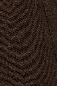 Linen Ribbed Waistband Pull-On Pants