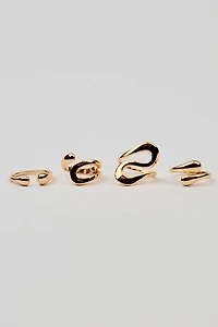 Set of 4 Open S Rings
