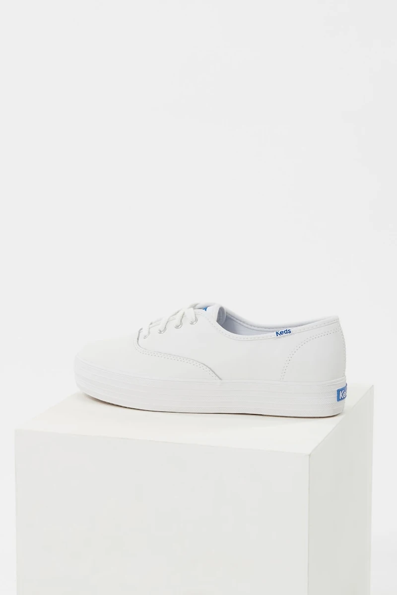 KEDS Triple Leather Platform Sneakers