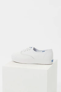 KEDS Triple Leather Platform Sneakers