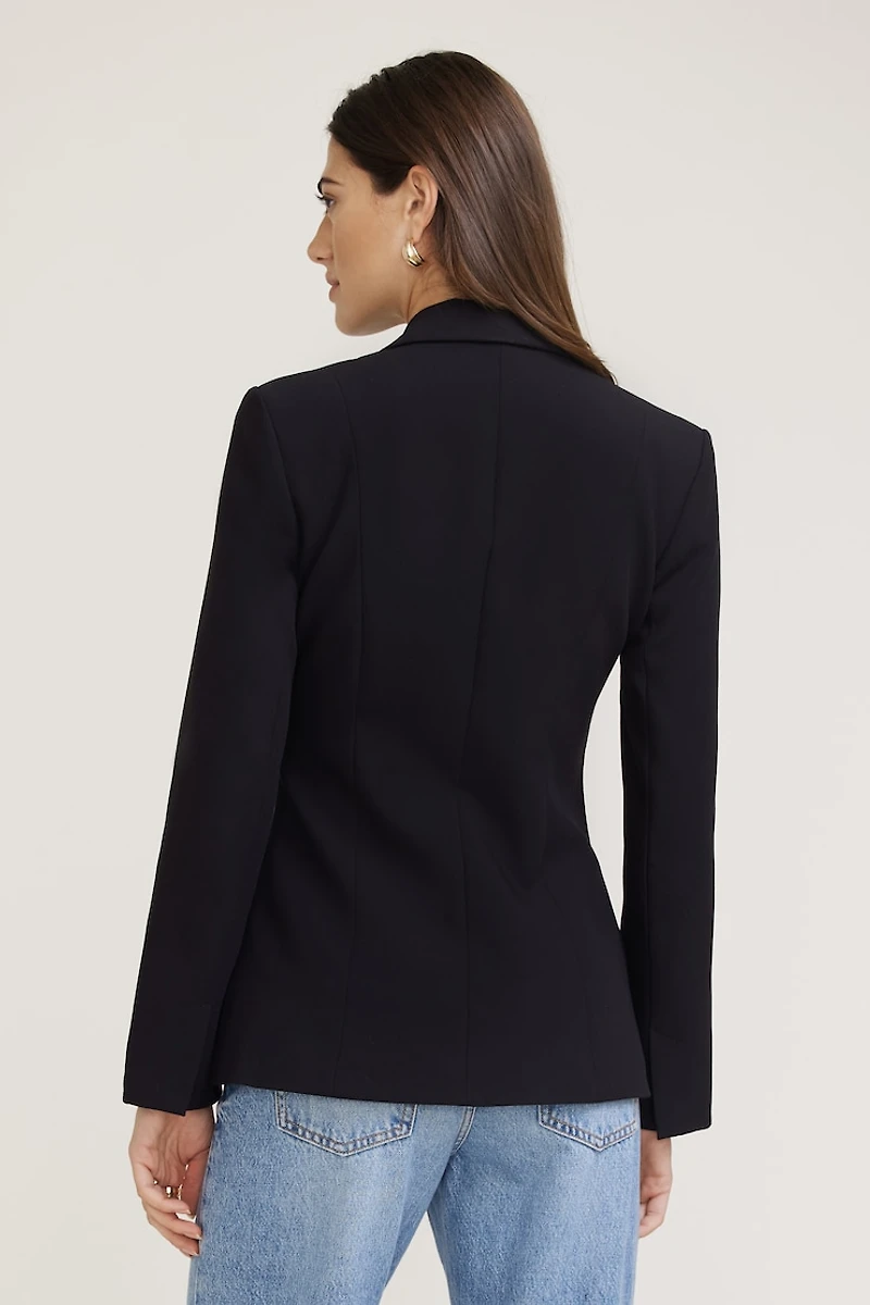 Fitted Single Button Blazer