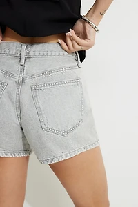 Miles Mid Rise Relaxed Denim Shorts