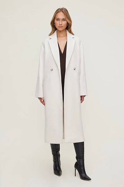 Unstructured Wool Coat