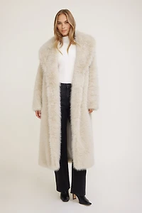 Faux Fur Maxi Coat