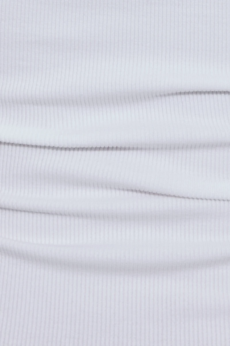 Square Neck Ribbed Tank Top