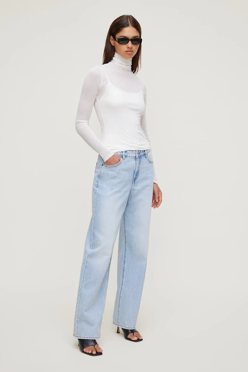 Mika Mid Rise Relaxed Straight Leg Jeans