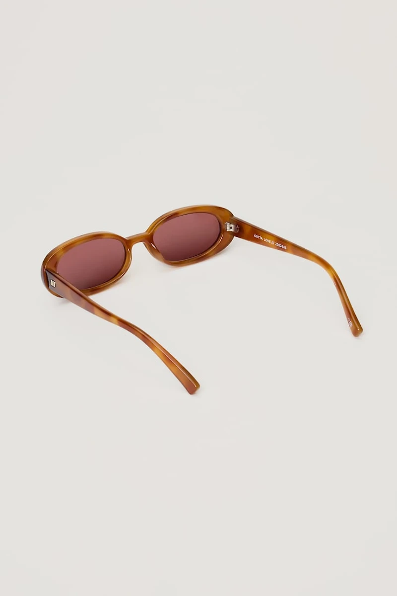 LE SPECS | Outta Love Oval Sunglasses