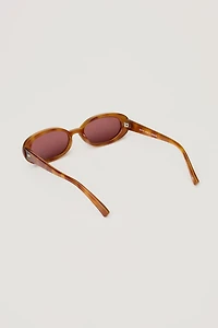 LE SPECS | Outta Love Oval Sunglasses