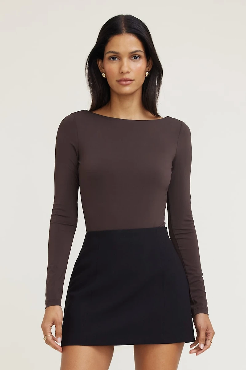 Sculpt Cowl Back Bodysuit