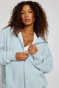 SoftTerry Oversized Zip-Up Hoodie
