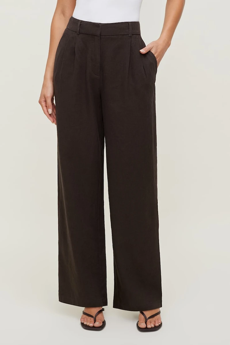 Alex Linen Wide Leg Pants