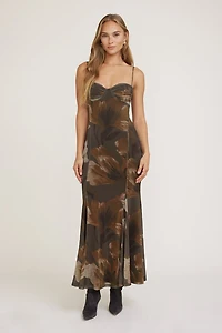 Monet Mesh Maxi Dress