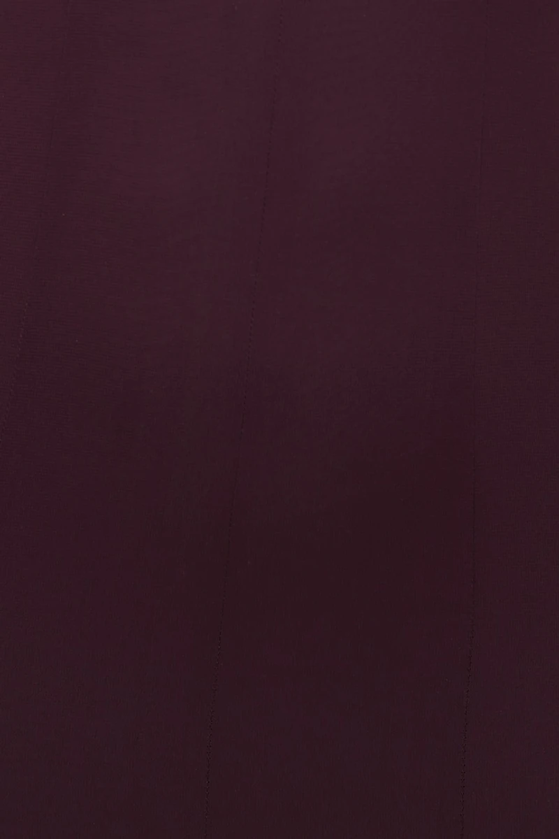 Plunging Flared Maxi Dress