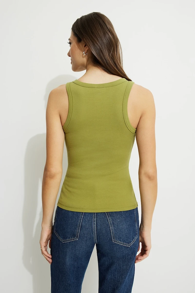 Rio Ribbed Tank Top