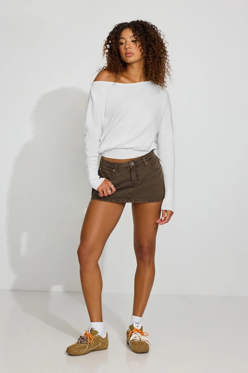 Chandail fin asymétrique Rae