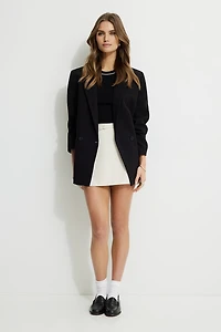 Belted Mini Skirt