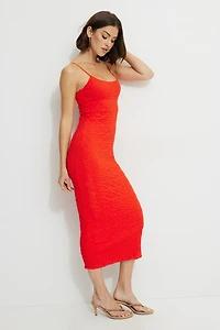 Simona Textured Maxi Dress
