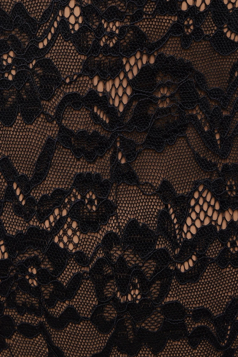 Lace Plunge Bodysuit