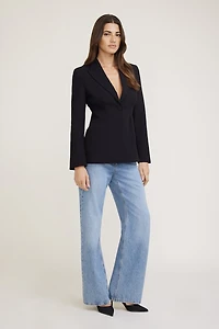 Fitted Single Button Blazer