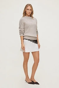 Slip Satin Mini Skirt