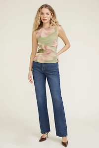 Camisole imprimée en maille Nola