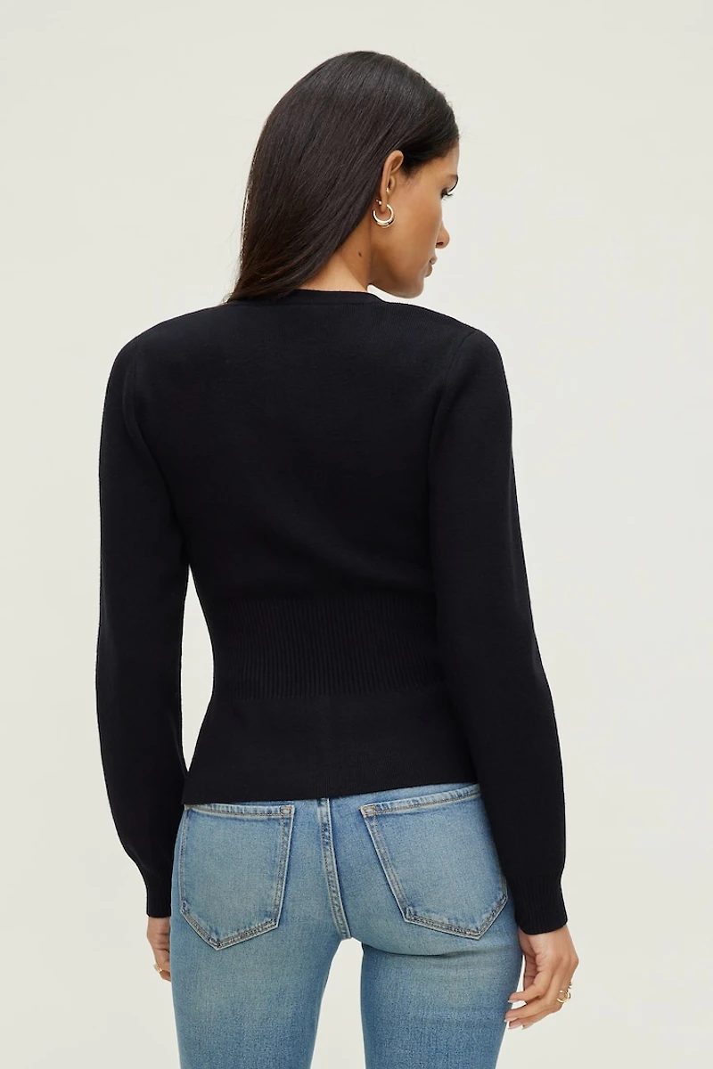 Cinched Waist Cardigan