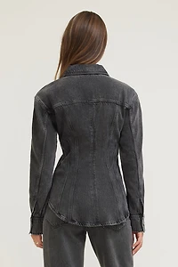 Chemise cintrée en denim Tencelᵐᶜ