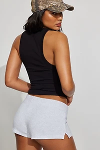 Ribbed Shirttail Tank Top