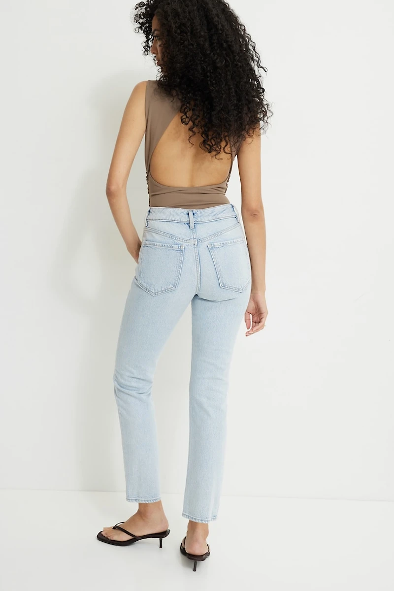 Frenchie High Rise Slim Leg Jeans