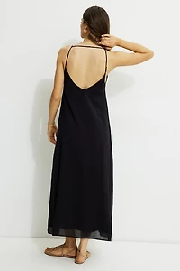 Robe nuisette maxi coupe en A