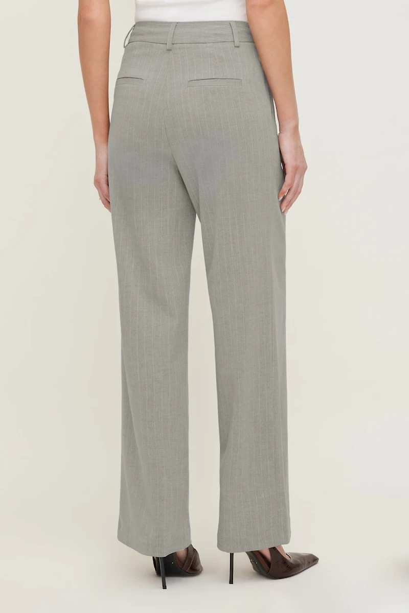 Alex Pinstripe Wide Leg Pants