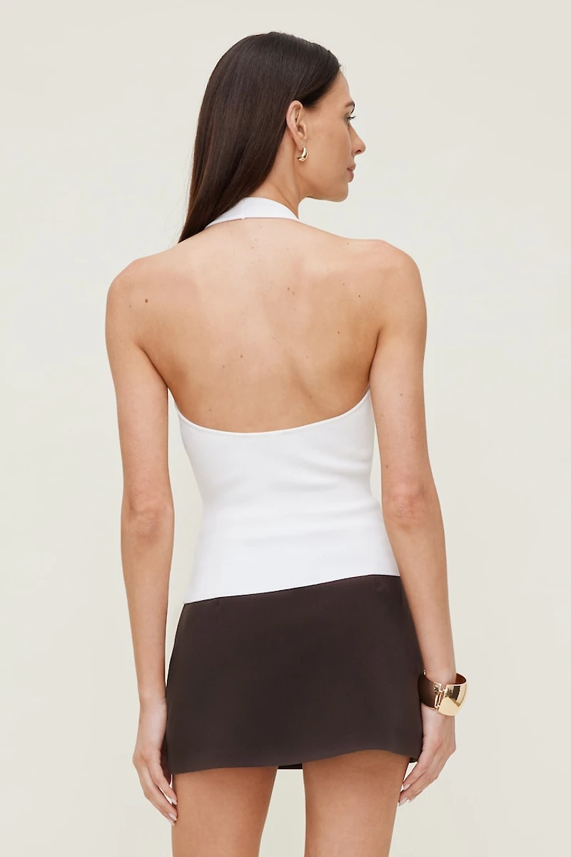 Halter Sweater Tank Top