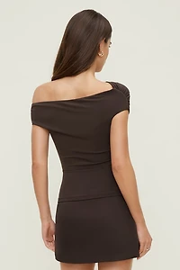 Sculpt Buckle Detail Top