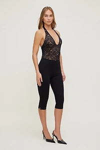 Lace Plunge Bodysuit