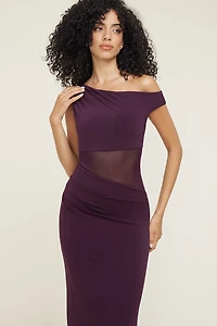 Sheer Sculpt Maxi Dress