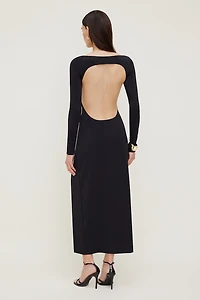 Sculpt Open Back Maxi Dress