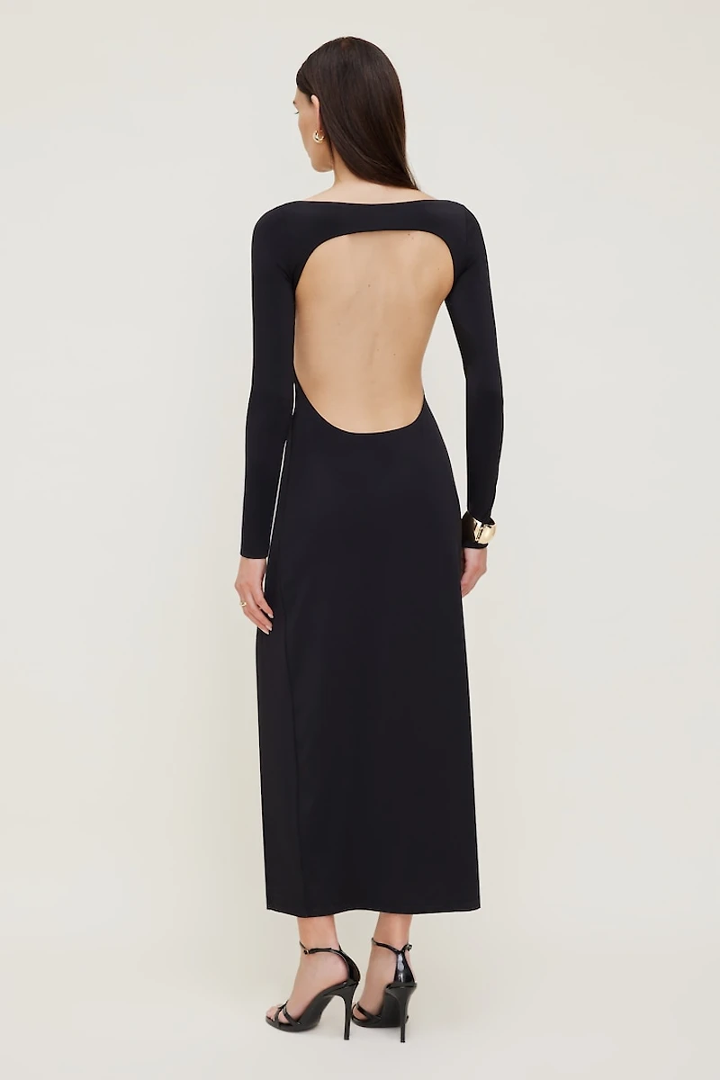 Sculpt Open Back Maxi Dress
