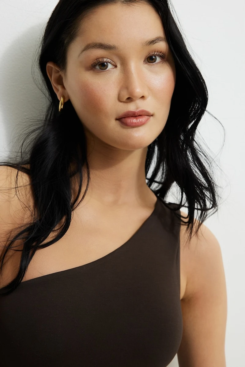 Justaucorps en jersey à épaule unique