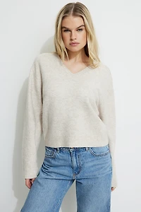 Chandail à col en V Heavenlyarnᴹᶜ