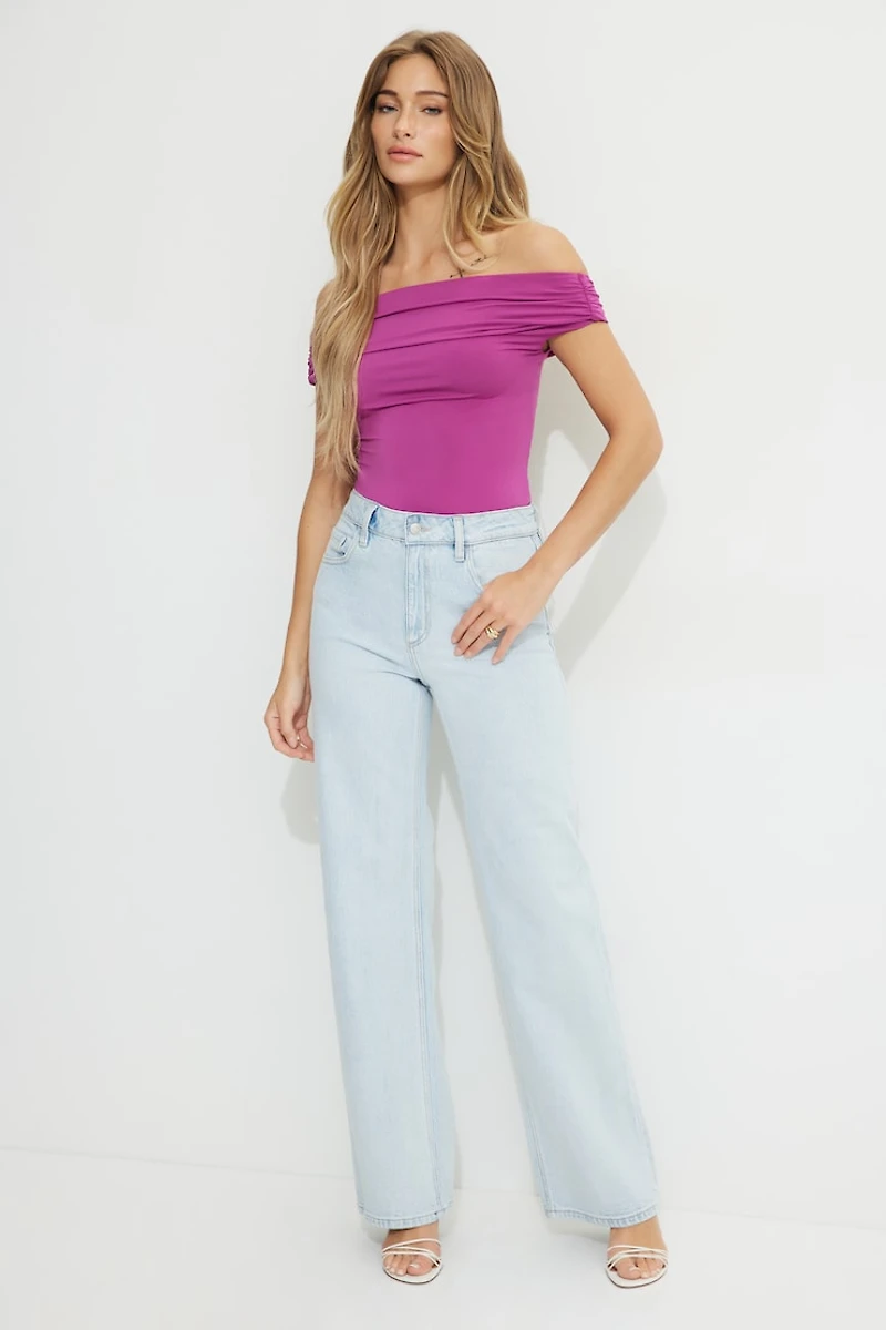 Justaucorps sculptant croisé au dos