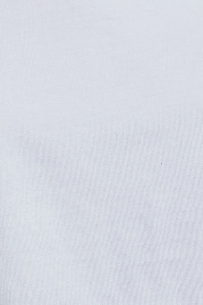 Off Shoulder Cropped T-Shirt