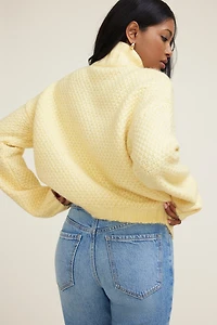 Sasha Cable Knit Funnel Neck Sweater