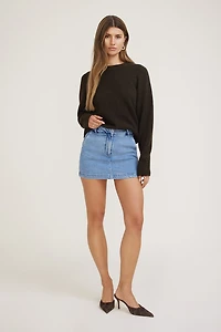 Josefine Denim Mini Skort