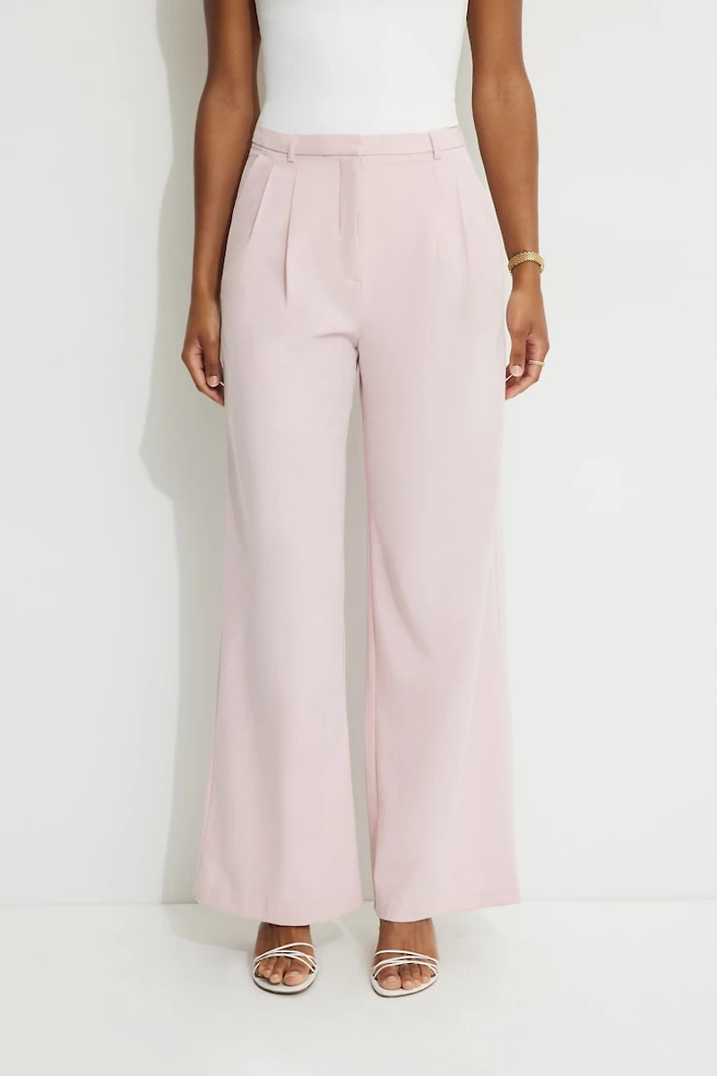 Pleated Wide Leg Pants