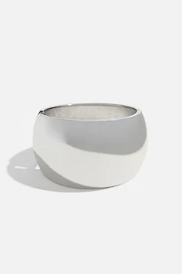 Oversized Chunky Snap Bangle Bracelet