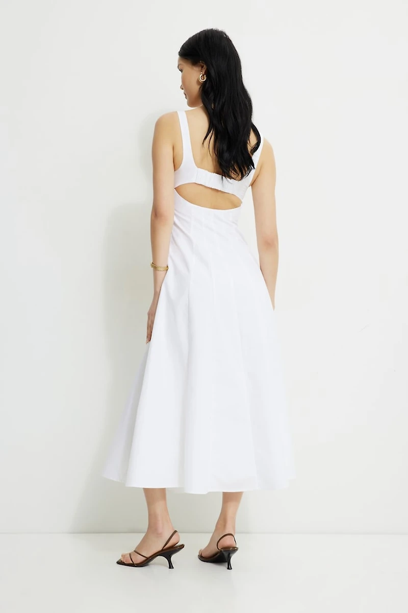 Capri Poplin Maxi Dress