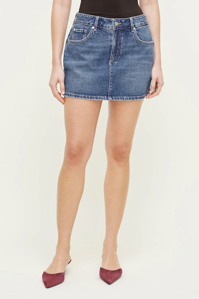Gia Mini Denim Skort