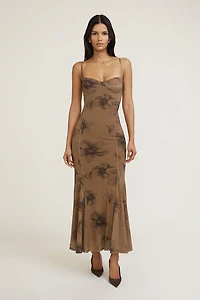 Monet Mesh Maxi Dress
