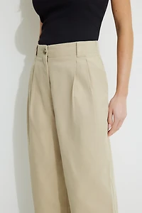 Straight High Waist Ankle Pants