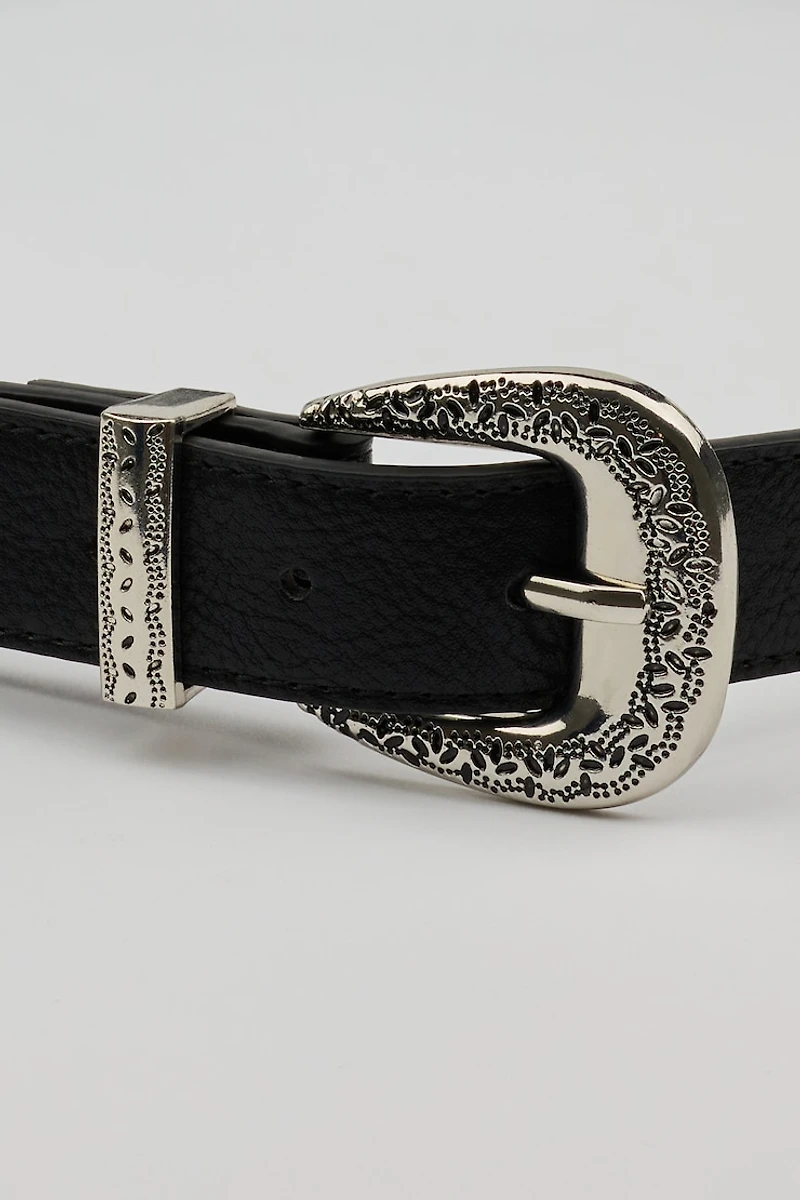 Western Concho Strap Belt